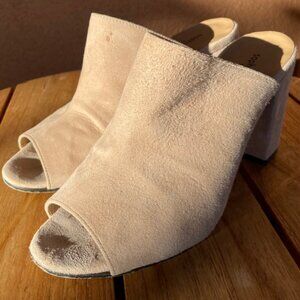Sophie Milano Suede Mule (Size 38)